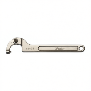 Ttake Swivel <b>Hook</b> Wrench 15-35mm Round Nose Adjustable Wrench - Product Image 2