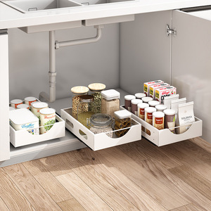 Ownswing bếp tấm lưu trữ Giá tủ bếp được xây dựng trong Pull-out <span class=keywords><strong>clatter</strong></span> phân vùng lưu trữ giá hộ gia đình ngăn kéo nhà bếp hoặc - Product Image 3