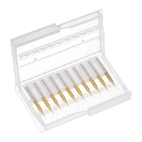 Foret micro en carbure HSS Cobalt TiN pour PCB, CNC, acier inoxydable, métal, bois, foret hélicoïdal 1-3.175mm Chine
