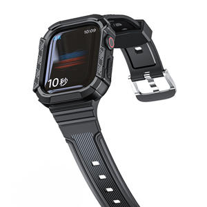 Wo-color-Correa de reloj para reloj inteligente, correa de reloj para reloj de pulsera de caucho resistente a golpes y rasguños, de 38/40/42/44mm, modelo rmor 6/5/4/3/<span class=keywords><strong>2</strong></span>/1 - Product Image 6