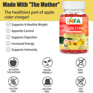 Gomitas de Vinagre de Sidra de Manzana ODM OEM con Vitamina B y Yoduro de Litio, Favorecen la Energía Diaria, la Claridad Mental y Promueven una Digestión Saludable - Product Image 4