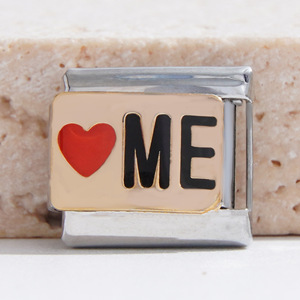 Stainless Steel Modular Bracelet Letter Charms Unisex DIY Jewelry Gift - Product Image 2