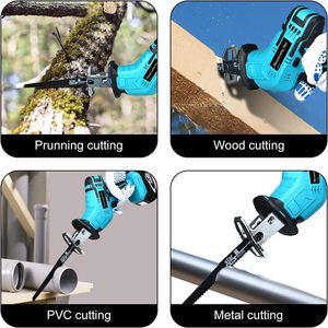 <span class=keywords><strong>Scie</strong></span> alternative à vitesse variable sans fil parfaite pour le bricolage coupe du bois tuyaux en PVC <span class=keywords><strong>scie</strong></span> <span class=keywords><strong>sabre</strong></span> en métal - Product Image 4