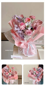 Vente chaude <span class=keywords><strong>Nosa</strong></span> Transparent Floral Amour Papillon Conception Revêtement Imperméable Ménage Papier Décoratif - Product Image 5