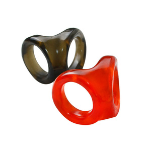 Male Fine <strong>Double</strong> <strong>Loop</strong> Soft TPE Balls Lock <strong>Loops</strong> Ejaculating Dick <strong>Ring</strong> Sex Toys for Man Gay <strong>Delay</strong> Ejaculation Penis <strong>Rings</strong> - Product Image 3