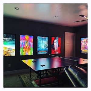 Custom LED <b>Light</b> <b>Box</b> Movie Poster Frames Wall Decor Art Picture Display Led Snap Frame Aluminum <b>Light</b> <b>Box</b> - Product Image 1