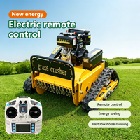 Mesin Pemotong Rumput Mini Robot Crawler Gas 4-Tak Industri DIY dengan Efisiensi Kerja Tinggi dan Efisiensi Pemotongan Tinggi