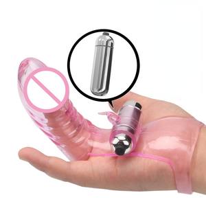 Vibratore a Manicotto per Dita Massaggio Punto G Stimolazione Clitoride Masturbatore Femminile Sex Toys per Donna Sex Shop Prodotti per Adulti - Product Image 1