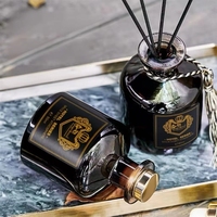 Diffuseur de parfum d'ambiance de luxe sans flamme à bâtonnets d'huiles essentielles longue durée 50ml