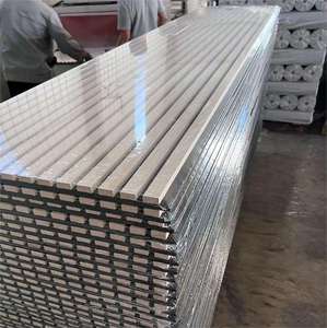 Pannelli Acustici Moderni <span class=keywords><strong>in</strong></span> MDF con <span class=keywords><strong>Doghe</strong></span> Impiallacciate, Riduzione del Rumore del 90%, Impermeabili per Camera <span class=keywords><strong>da</strong></span> Letto, Ospedale, Bagno, Scuola - Product Image 6