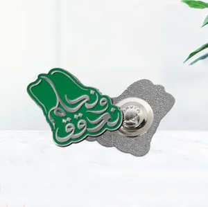 Hot Selling Metal 93 Saudi Arabian Paint Emblem Festival Souvenir Badge Creative Gift