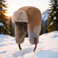 Gorro Ushanka Personalizado QJ OEM con Logotipo, Gorro Deportivo con Orejeras, Tejido Transpirable, Gorro de Invierno para Esquí, Pasamontañas, Gorro Lei Feng a Prueba de Viento
