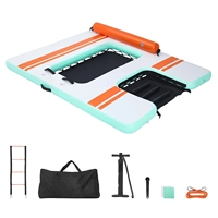 Rampe gonflable pour chien en PVC écologique, plateforme flottante pour bateaux et piscines