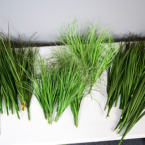 Tapis d'herbe artificielle, fausse herbe <span class=keywords><strong>en</strong></span> touffes, plante <span class=keywords><strong>en</strong></span> <span class=keywords><strong>pot</strong></span>, herbe de jardin, herbe de canne à feuilles fines, plante décorative - Product Image 2