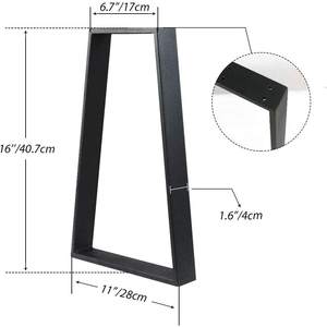 <span class=keywords><strong>Gambe</strong></span> <span class=keywords><strong>per</strong></span> Tavolo in Metallo Trapezoidali da 16 Pollici, Robuste <span class=keywords><strong>Gambe</strong></span> <span class=keywords><strong>per</strong></span> Mobili, Moderne e Semplici <span class=keywords><strong>Gambe</strong></span> Trapezoidali <span class=keywords><strong>per</strong></span> Tavoli da Conferenza e da Pranzo - Product Image 3