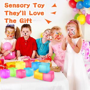 Mới đến làm dịu cảm giác Bóp Bóng 3D cao su <span class=keywords><strong>Fidget</strong></span> Đồ chơi trẻ em người lớn hiệu quả lo lắng giảm căng thẳng Squishy Ice <span class=keywords><strong>Cube</strong></span> - Product Image 2