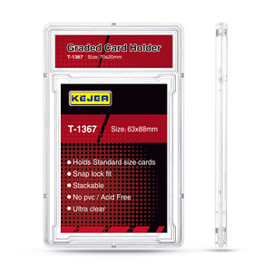 Acrylic phân loại thẻ slab với nhãn trong suốt giao dịch bóng chày trò chơi thể thao thu thập thẻ bảo vệ - Product Image 6