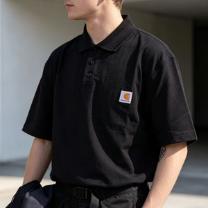 <span class=keywords><strong>Polo</strong></span> de Alta Calidad para Hombre, Manga Corta, Estilo Business, para Golf, Transpirable, de Verano, Tejido en Algodón de Fibra Larga, con Logotipo Hartt - Product Image 4