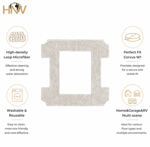 Accessori per Mop in Plastica Riutilizzabili Compatibili con HNW <span class=keywords><strong>Corvus</strong></span> W1 per Auto, Camper, Garage - Pulizia ad Alta Efficienza - Product Image 2