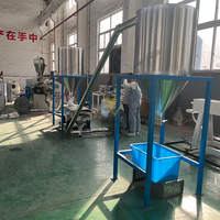 Ligne de machine de granulateur de recyclage de flocons de morceaux de plastique dur de PVC PP PE HDPE
