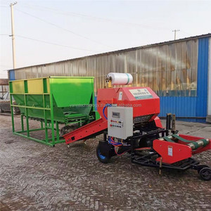 Silage <b>Baling</b> and Wrapping Machine <b>Straw</b> Crushing and <b>Baling</b> Machine Electric Automatic Feeding Wrapping Machine - Product Image 6