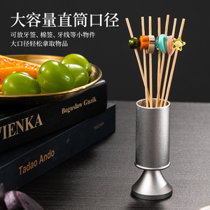 Toothpick Holder Stainless Steel Durable <b>Table</b> Decoration For Clubs KTV Hotels - Product Image 5