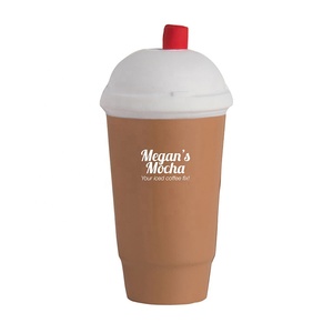 PU Anti-Stress <b>Ball</b> Iced Coffee Cup Promotional Toy to Reduce Stress - Product Image 4