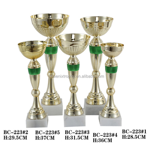 Trophée personnalisé de la marque Phoenix, durable, en métal doré ou argenté, gravé, imprimé en typographie, modè<span class=keywords><strong>le</strong></span> BC293, pour les tournois sportifs - Product Image 6
