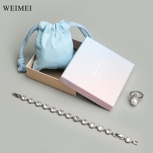 ถุงผ้าฝ้ายลายก้างปลา WEIMEI พร้อมโลโก้สั่งทำพิเศษ มีแผ่นรองด้านใน สำหรับใส่ของขวัญหรือเครื่องประดับ - Product Image 5