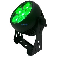 6x20W Projecteur LED PAR sans fil DMX alimenté par batterie pour mariage, DJ, fête, événement, photographie