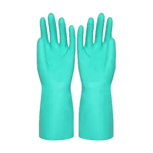 Китай поставщик перчатки руки rubberex gant химически стойкие нитриловые перчатки