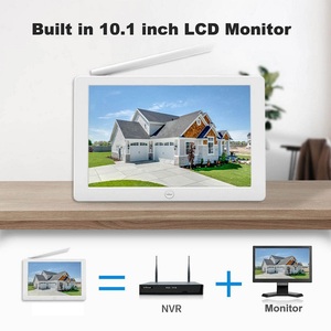 Moniteur IP66 Bullet 5MP Audio 2 voies Intérieur Wifi Nvr Kit <span class=keywords><strong>Cctv</strong></span> Surveillance Sécurité 8 canaux Nvr Caméra Système Sans Fil Extérieur - Product Image 2