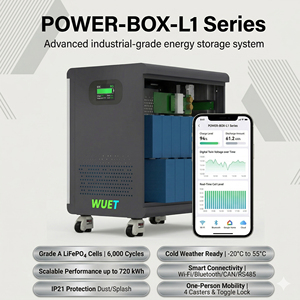 Plateforme <span class=keywords><strong>de</strong></span> gestion <span class=keywords><strong>de</strong></span> l'énergie, système <span class=keywords><strong>de</strong></span> stockage d'énergie domestique 48 kWh, permettant la surveillance à distance et le contrôle intelligent - Product Image 1