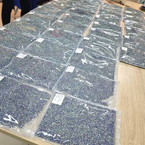 韓国製 フラットバック ホットフィックス 3D ガラス ラインストーン ドレス DIYキット、ビッグ クリア スーパーグリッター ラインストーン SS6-SS30、ルースラインストーン - Product Image 6