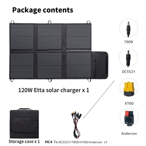 <span class=keywords><strong>Panneaux</strong></span> <span class=keywords><strong>solaires</strong></span> <span class=keywords><strong>flexibles</strong></span> portables 400W 300W 200W 120W pour le camping Conception pliable extérieure étanche pour la charge d'alimentation - Product Image 5