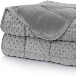 <span class=keywords><strong>Couverture</strong></span> de couchage personnalisée super douce pour la <span class=keywords><strong>gravité</strong></span> <span class=keywords><strong>Couverture</strong></span> de couchage lestée remplie de perles de verre - Product Image 1