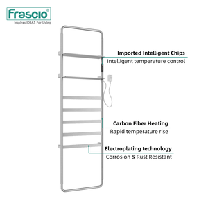 Frascio Fabricant commercial de salle de bains Porte-<span class=keywords><strong>serviettes</strong></span> chauffant électrique en acier Sèche-<span class=keywords><strong>serviettes</strong></span> - Product Image 2