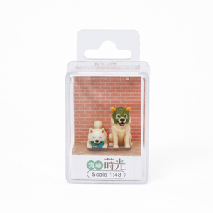 ตุ๊กตาลูกสุนัขน่ารักสร้างสรรค์ อุปกรณ์ตกแต่ง DIY สำหรับตกแต่งบ้านตุ๊กตาขนาดเล็ก รูปแบบ Great Pyrenees - ผลไม้และของเล่น - Product Image 1