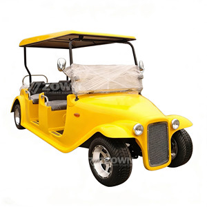 Voiture électrique vintage classique populaire à 6 places, fonctionnant sur batterie, pour adultes, mini-voiture électrique rétro en solde - Product Image 2