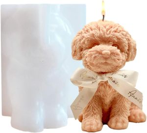 Cute LittleTeddy Candle Mold for Soap Soy Wax Epoxy DIY Handcraft Party Dinner Ornaments Valentine's Day Wedding Decoration - Product Image 4