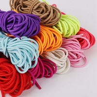 Cordón elástico trenzado de cinco colores, cuerda para colgar bolsos, llavero, paraguas, hecho a mano, de poliéster, a la moda, para teléfono