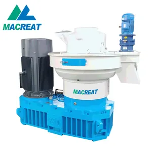 MACREAT High Capacity Quality Wood Pellet Machine 380V 160KW vertical ring die pellet mill for sale