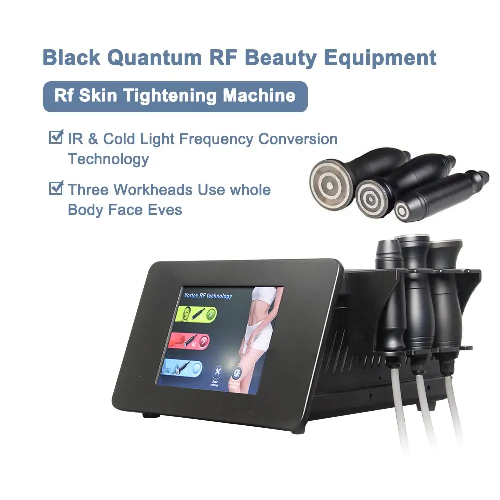 high quality Most Popular black quantum RF beauty equipment Skin Tightening Machine