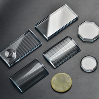 Palette en verre pour cils, grande taille, support pour extensions de cils, bande adhésive et colle pour faux cils