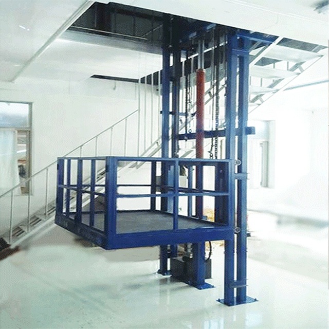 100-1000kg Mini Stationary Scissor Hydraulic Freight Lift Cargo Lift Price