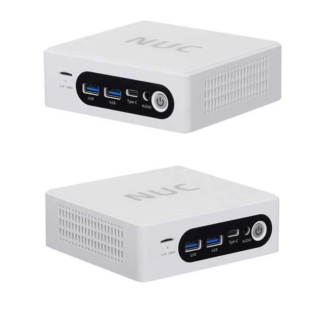 INYUDA NUC Mini PC for Desktop Gaming DP 4K Type-C 2*DDR4 32GB RAM M.2 SSD USB I7 12-14 Gen Intel Celeron CPU Refurbished Used