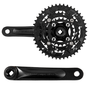 Pédalier de VTT JOYSUN en alliage d'aluminium 6061-T6, manivelle 170 mm, plateaux 22T/32T/44T, BCD 104 mm, boîtier de pédalier noir - Product Image 4