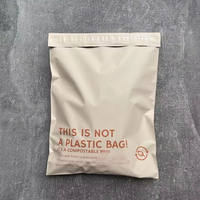 Bolsa de Envío de Polietileno Mate en Tono Nude al por Mayor, con Logotipo Impreso Personalizado, para Mensajería y Entrega Exprés, de Fábrica, 0.5 Mil de Grosor, Impresión Serigráfica