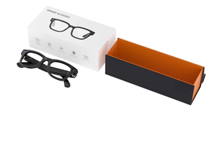 Lentes Inteligentes G300 con Control Táctil por Voz a través <span class=keywords><strong>de</strong></span> la Aplicación, Cámara <span class=keywords><strong>de</strong></span> 8MP, Grabación <span class=keywords><strong>de</strong></span> Video 1080P, Traducción IA en Tiempo Real, Estabilización <span class=keywords><strong>de</strong></span> Imagen - Product Image 1