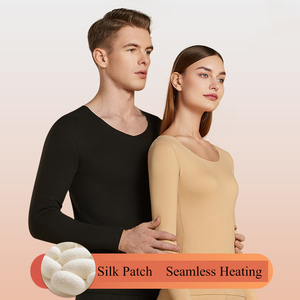<span class=keywords><strong>Ropa</strong></span> interior <span class=keywords><strong>térmica</strong></span> para hombre y mujer, <span class=keywords><strong>ropa</strong></span> de invierno sin costuras gruesa de doble capa, lencería cálida, conjunto de 2 piezas - Product Image 3